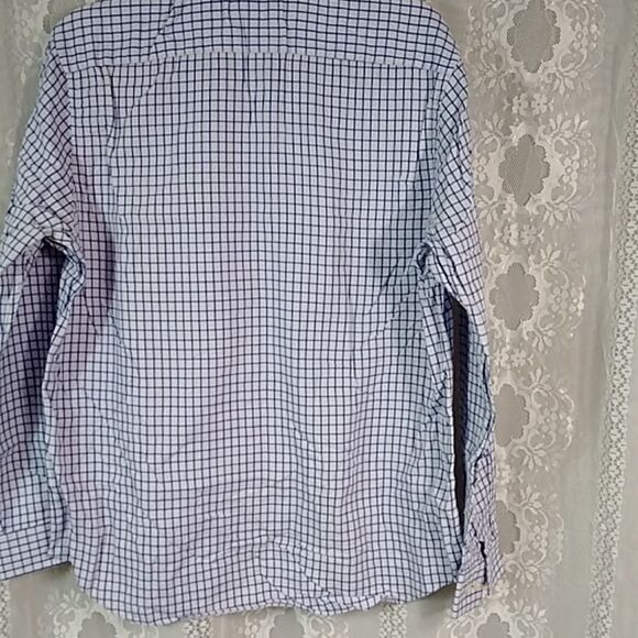 Michael Michael Kors Striped No Label Men's Shirt Size 16.5 34/35 - Picture 7 of 14